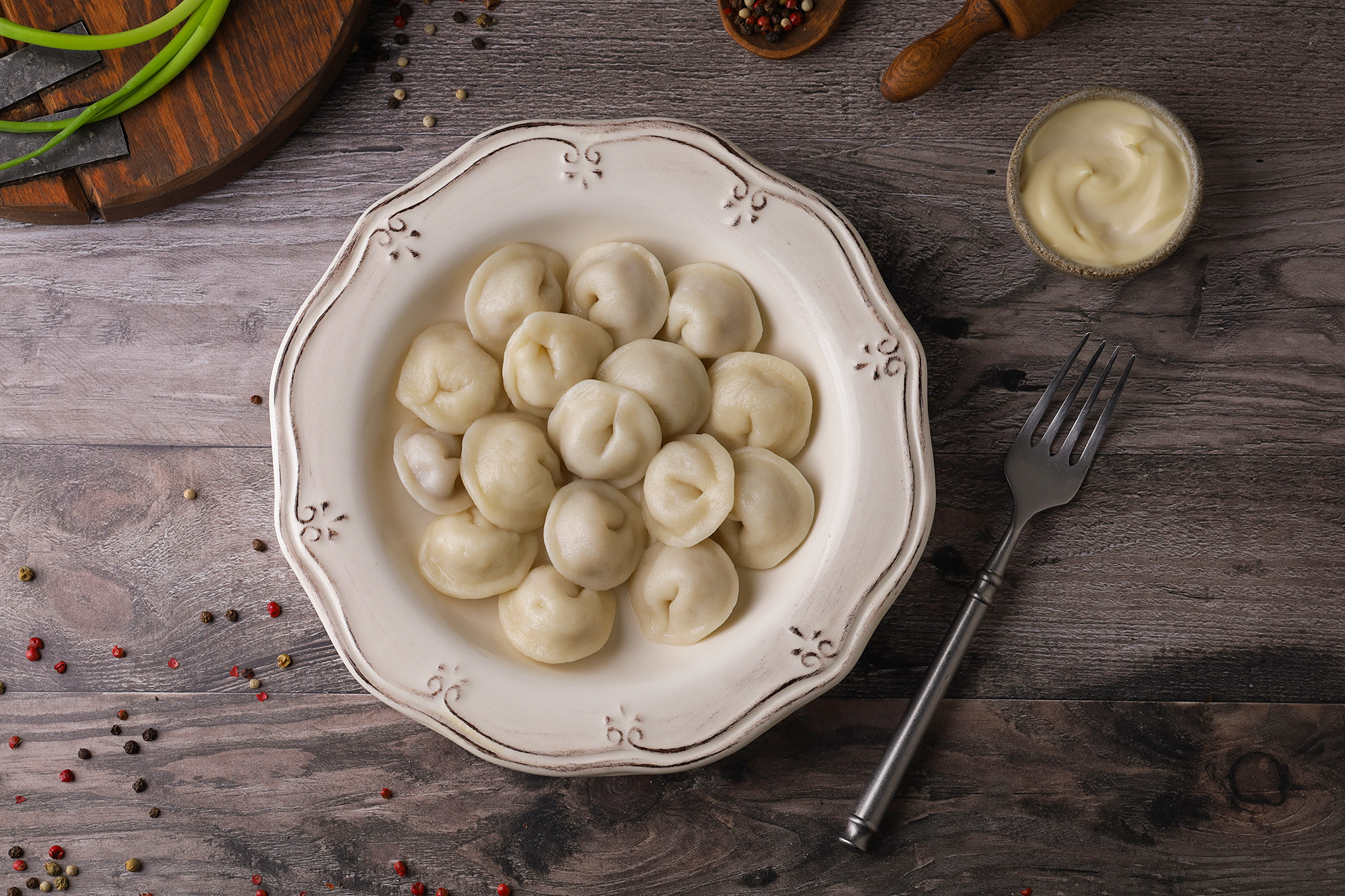 Пельмени без глютена с яйцом «Свинина»